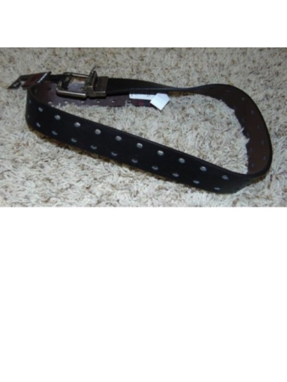 Mens Belt Tony Hawk Black Brown Reversible Synthetic Leather sz S 30-32